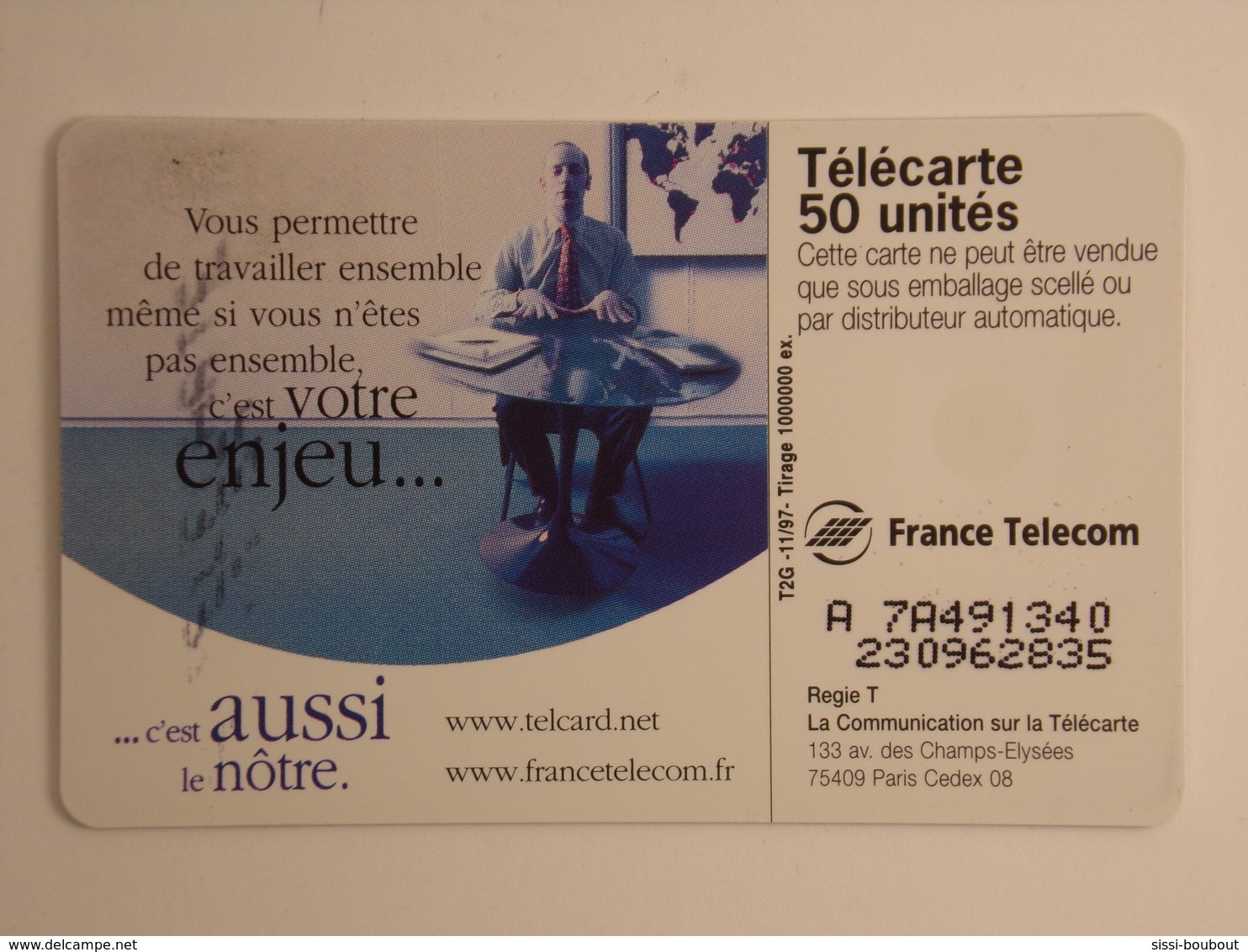Télécarte - Semaine Européenne Du Télétravail - 1997 - Cultural