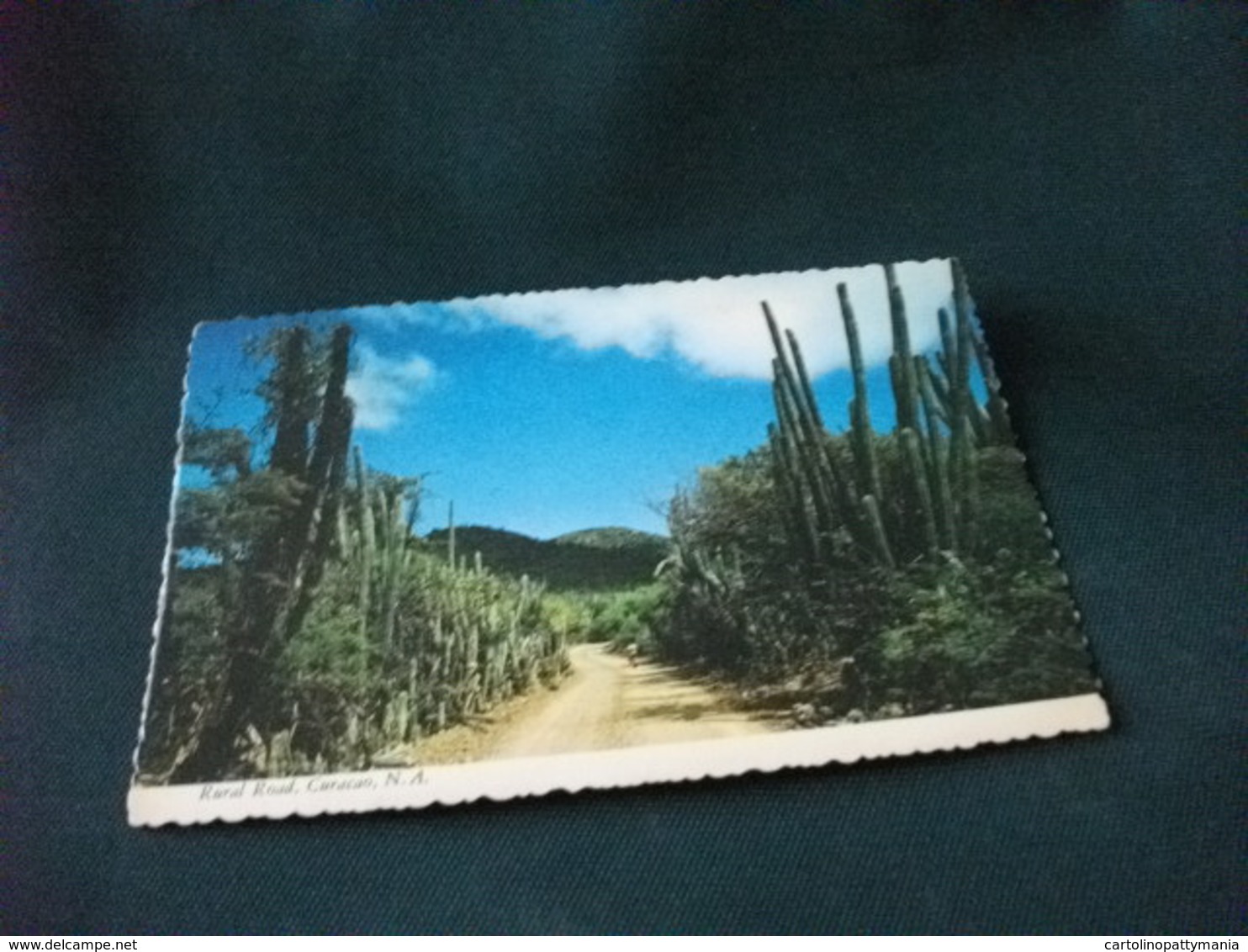 STORIA POSTALE FRANCOBOLLO ANTILLE OLANDESI ANTILLEN RURAL ROAD CURACAO - Curaçao