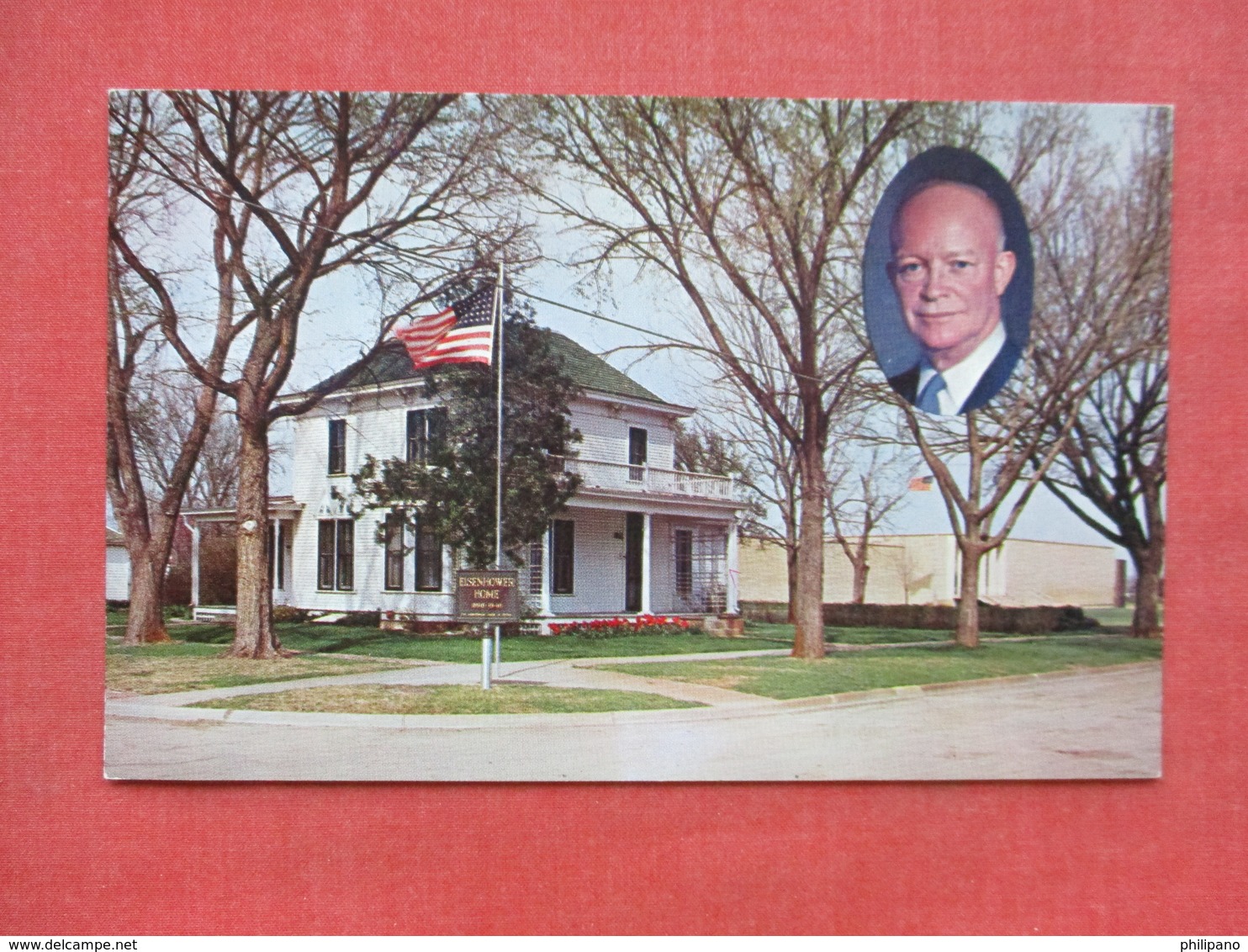 Eisenhower Home & Museum Abilene --------------------  --- Ref 3397 - Historical Famous People