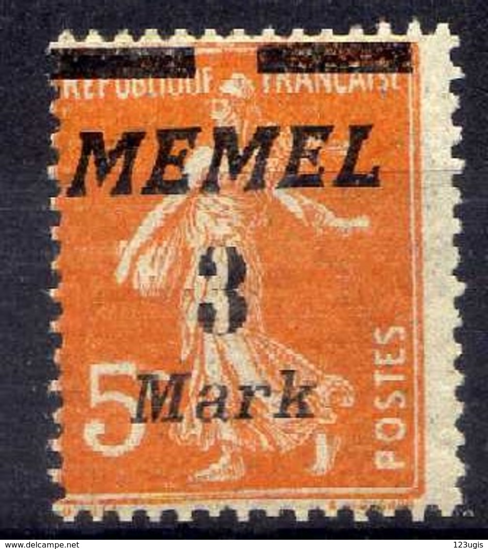 Memel (Klaipeda) 1922 Mi 110 ** [020619XXVII] - Memelgebiet 1923