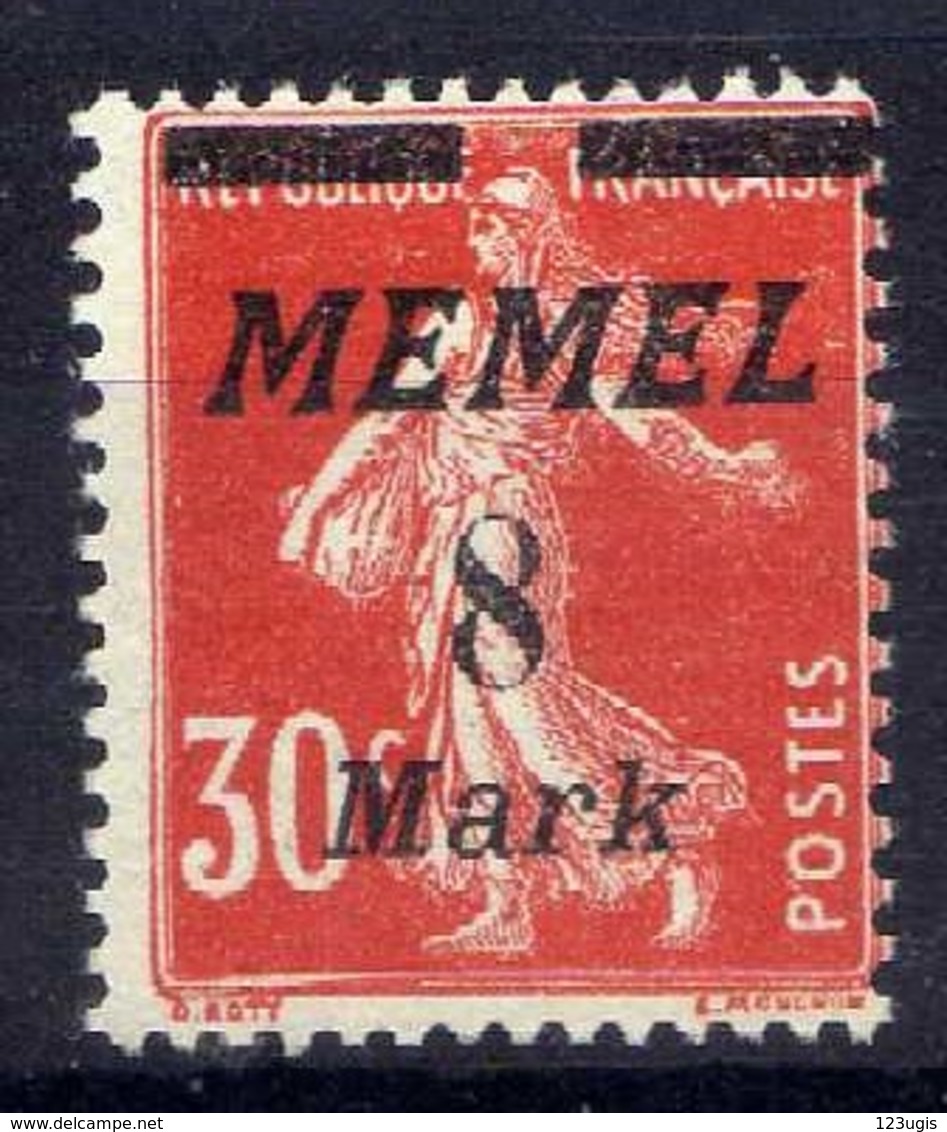 Memel (Klaipeda) 1922 Mi 112 ** [020619XXVII] - Memelgebiet 1923