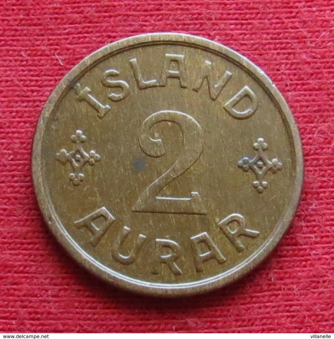Iceland  2 Aurar 1940 KM# 6.1 N - GJ   Islandia Islande Island Ijsland - Islandia
