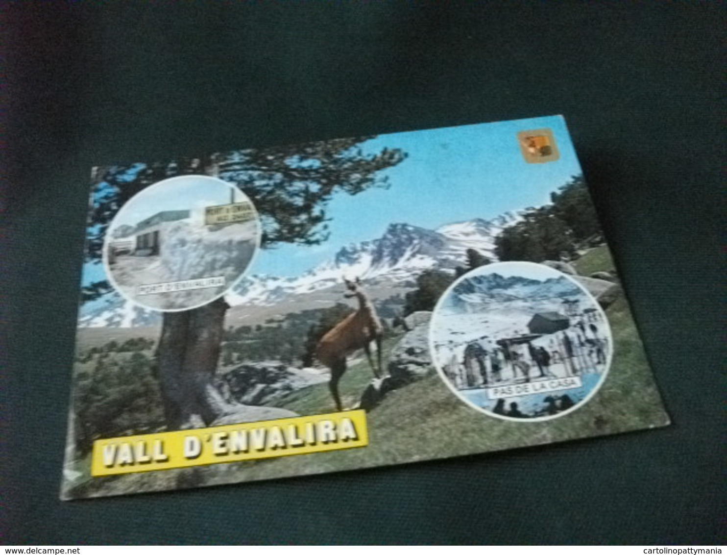 STORIA POSTALE FRANCOBOLLO ANDORRA TEMA EUROPA  VALLS D'ANDORRA VEDUTE - Andorra