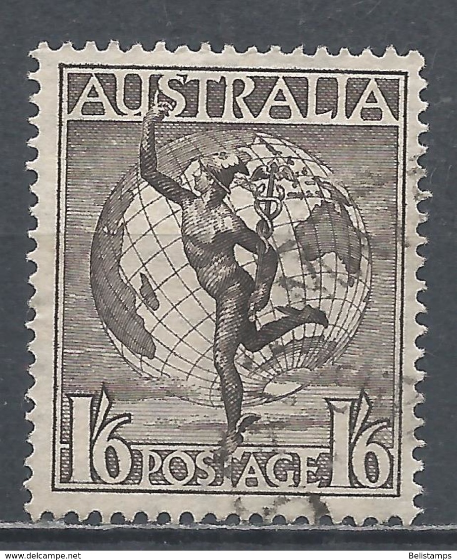 Australia 1949. Scott #C6 (U) Mercury And Globe ** - Usados