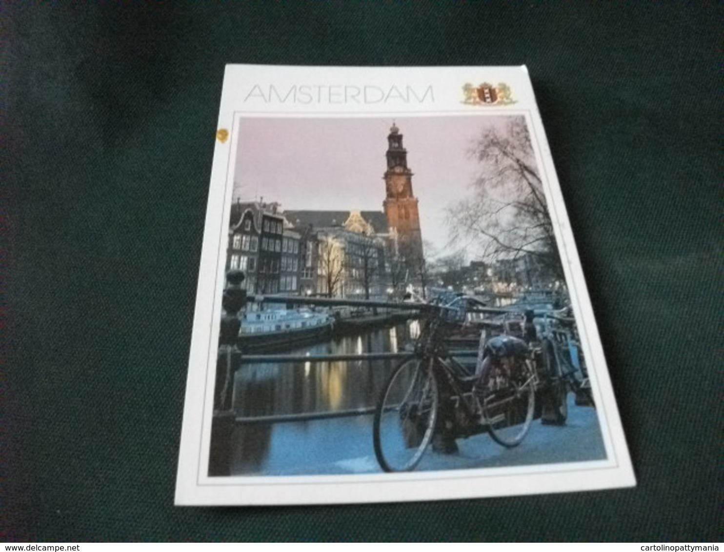 STORIA POSTALE FRANCOBOLLO OLANDA NEDERLAND AMSTERDAM  BICICLETTA  1° PIANO WESTERKERK - Amsterdam