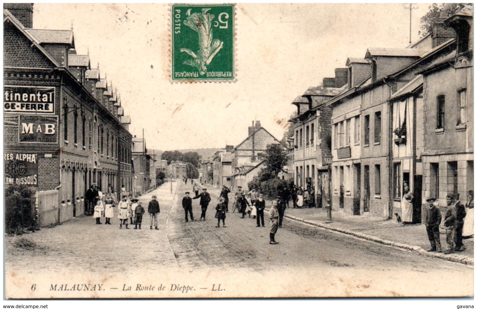 76 MALAUNAY - La Route De Dieppe - Autres & Non Classés