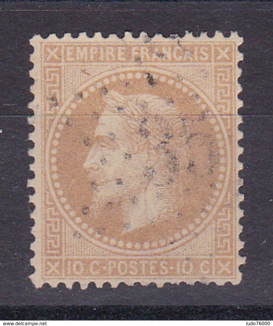 CP38/  NAPOLEON N° 28A OBL / CACHET ETOILE N° 35 COTE 50€ - 1863-1870 Napoleon III With Laurels