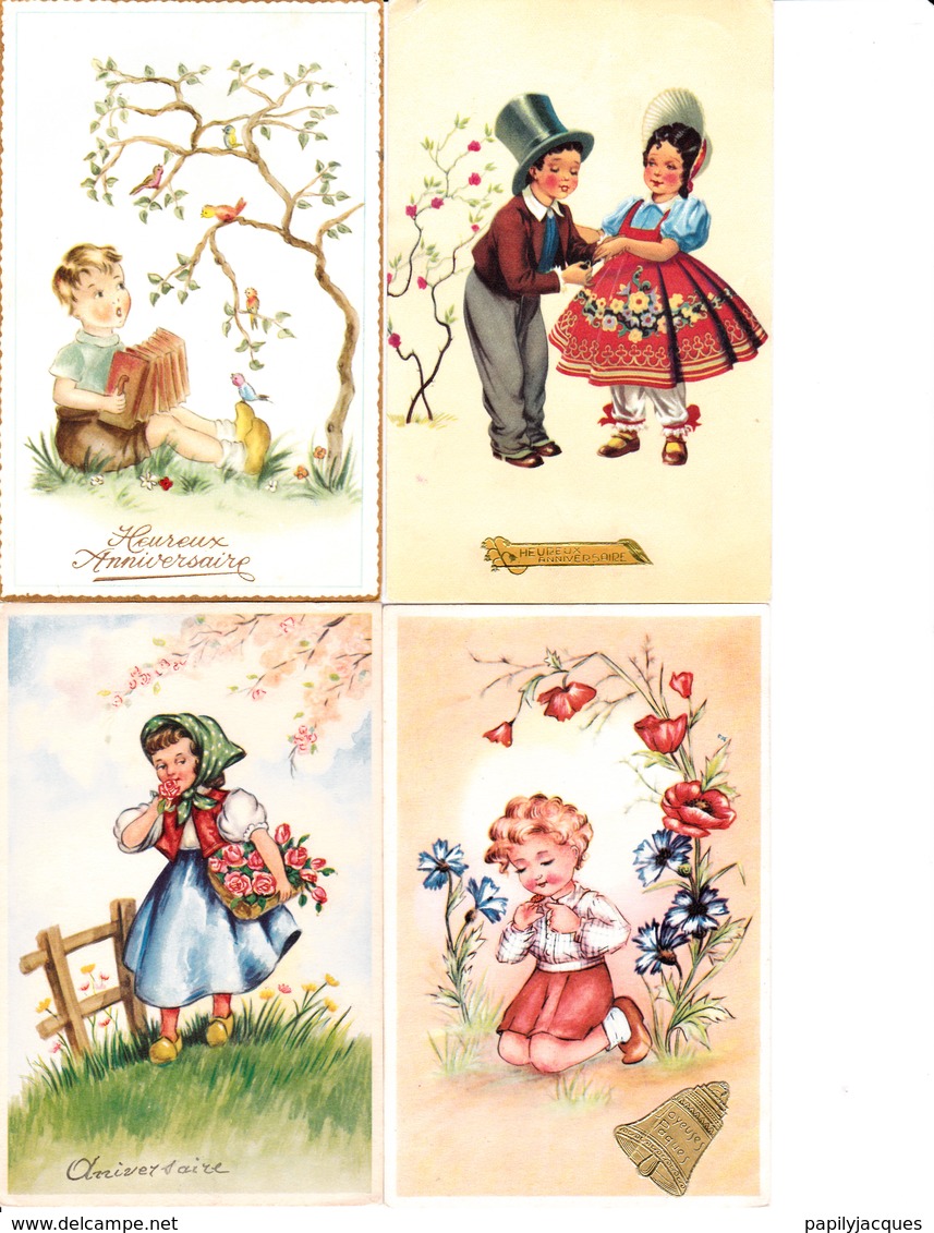 Cartes Postales.Enfants.Lot De 28 Cartes. - Scènes & Paysages