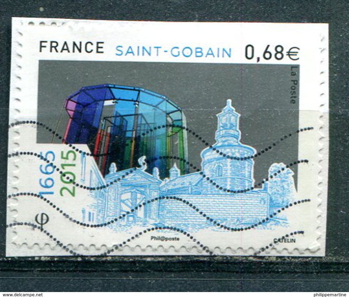 France 2017 - YT 4984 (o) Sur Fragment - Used Stamps