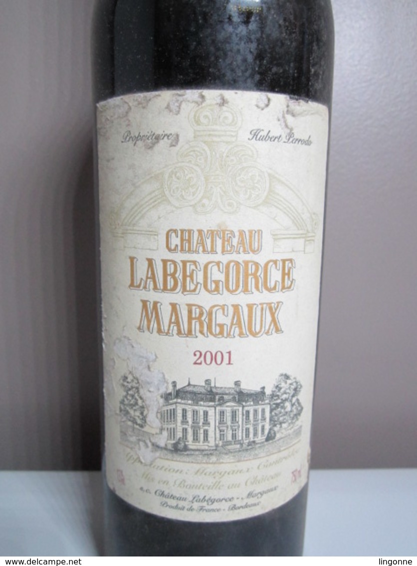 2001 Château Labégorce Margaux Propriétaire Hubert Perrodo Bordeaux - Vin