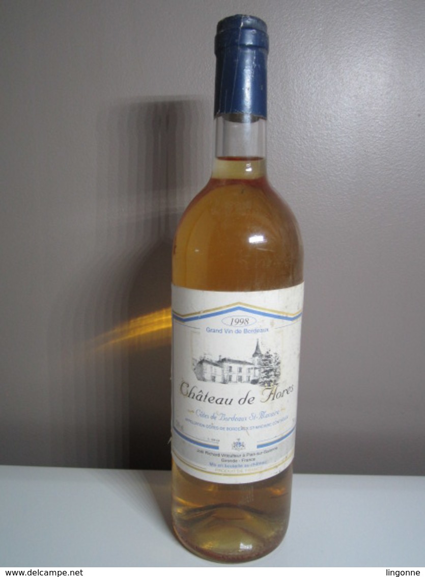 1998 Château De Flores Cotes De BORDEAUX Saint Macaire Joël Richard Viticulteur à PIAN SUR GARONNE - Wein