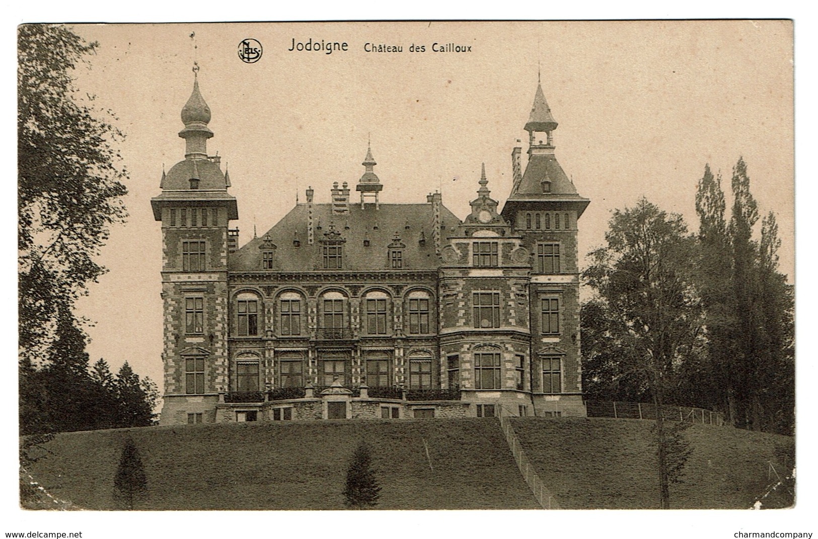 Jodoigne - Château Des Cailloux - Circulée En 1924 - Edit. A. Gilles-Lamproye - 2 Scans - Jodoigne