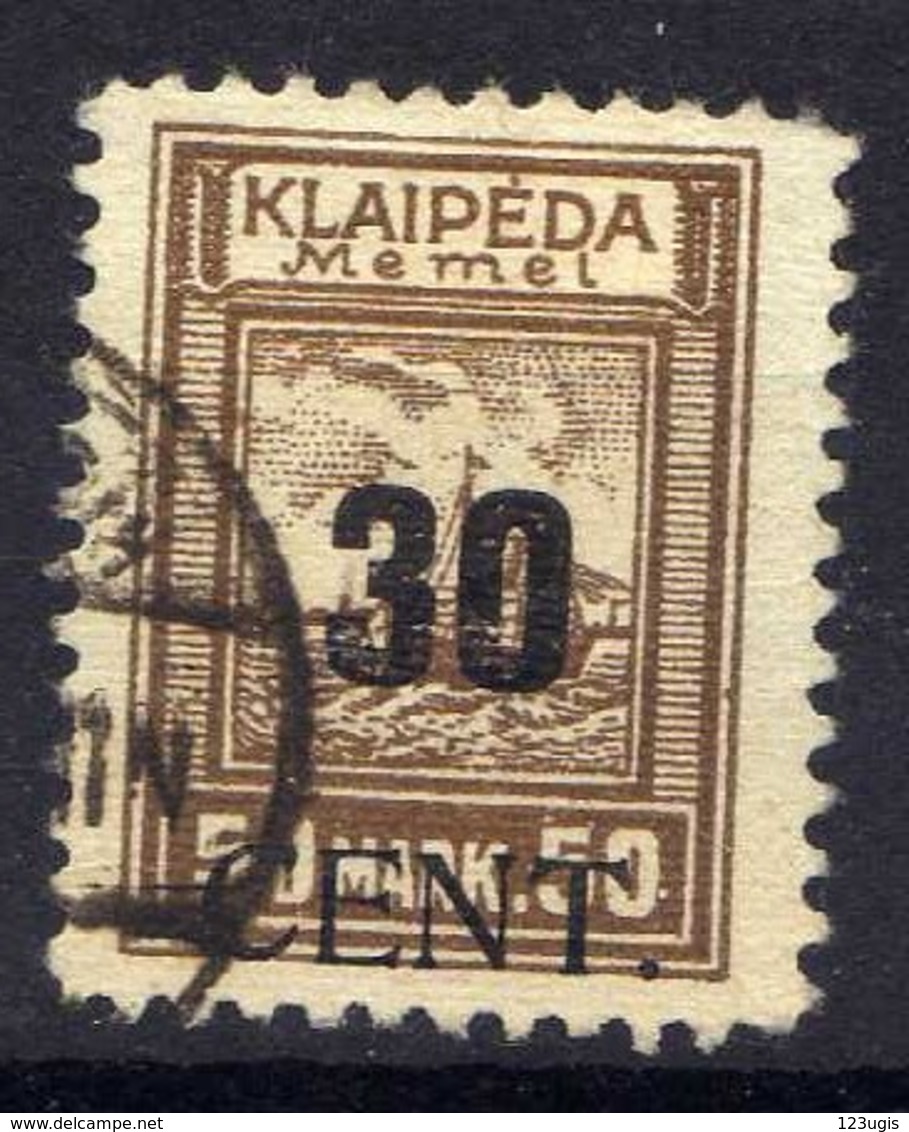 Memel / Klaipeda 1923 Mi 194, Gestempelt [020619XXVII] - Memelgebiet 1923