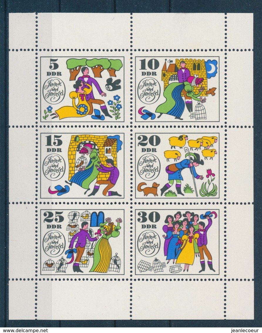 DDR/East Germany/Allemagne Orientale 1969 Mi: Klb 1450-1455 (PF/MNH/Neuf Sans Ch/nuovo Senza C./**)(4474) - Andere & Zonder Classificatie