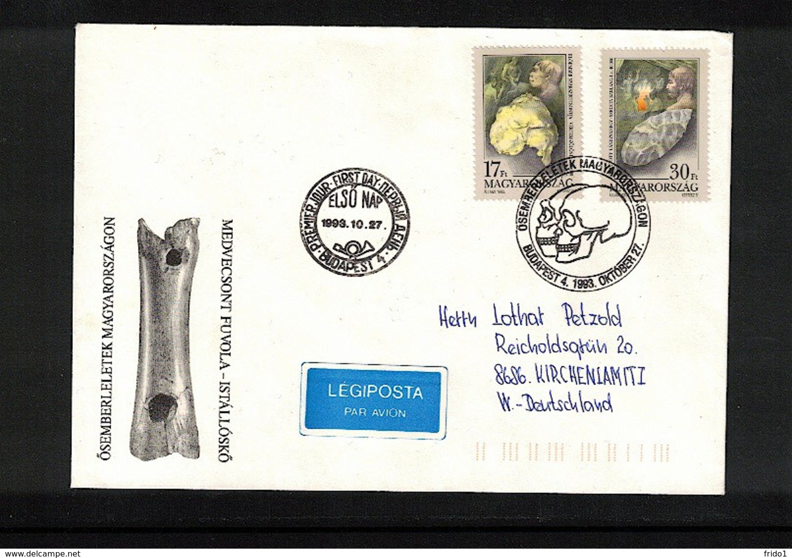 Hungary / Ungarn 1993 Archaeology Interesting Cover FDC - Archeologia