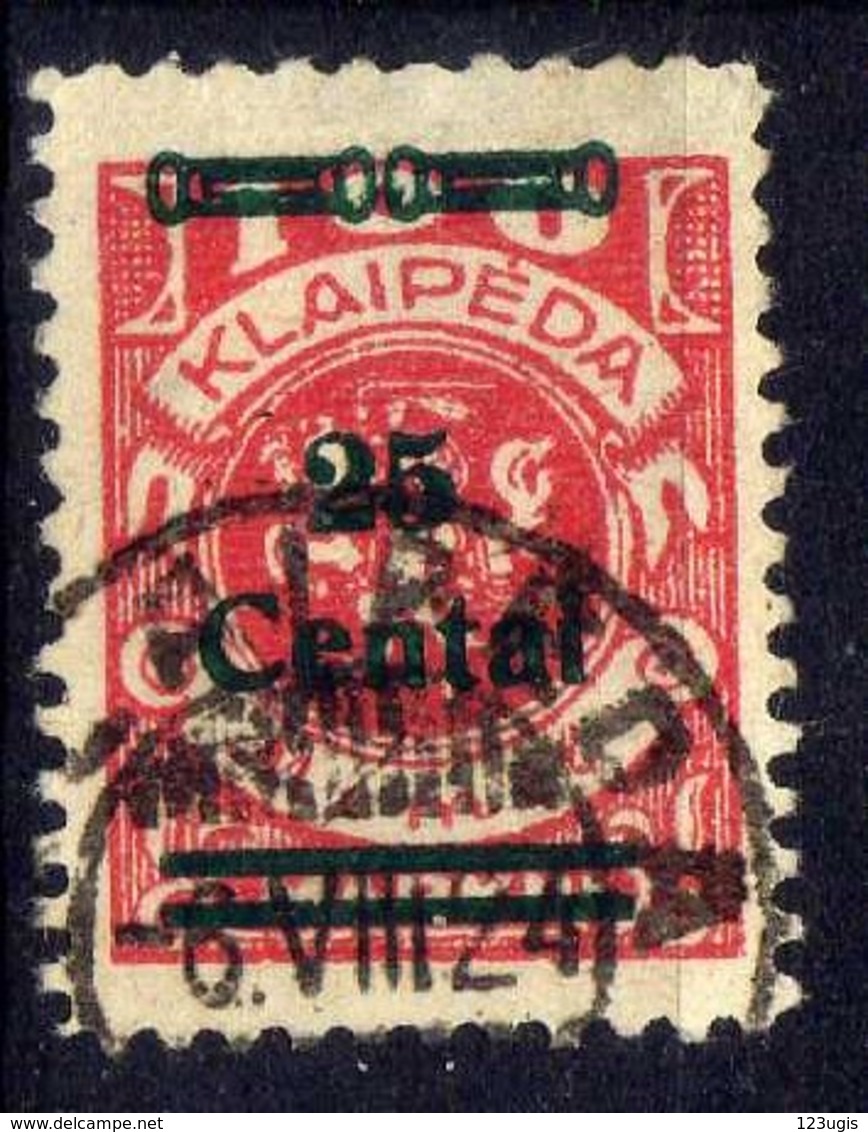 Memel / Klaipeda 1923 Mi 219, Gestempelt [020619XXVII] - Memelgebiet 1923