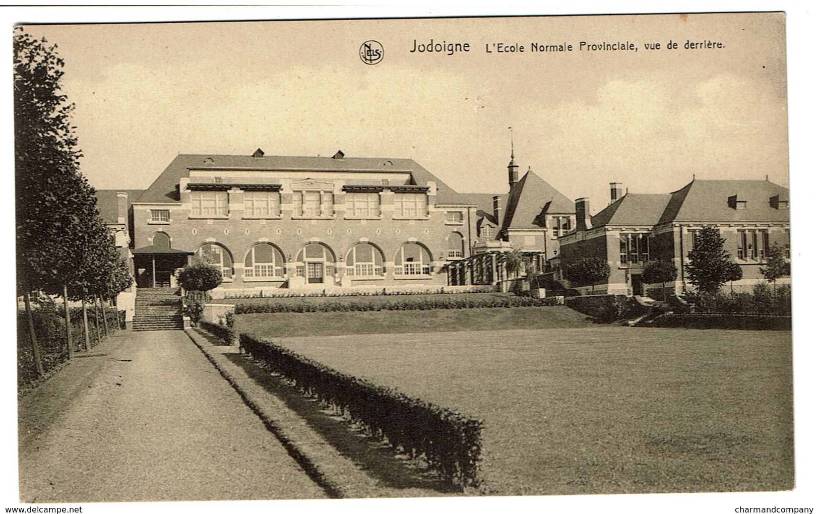 Jodoigne - Ecole Normale Provinciale Vue De Derrière- Edit. E. Latour - 2 Scans - Jodoigne