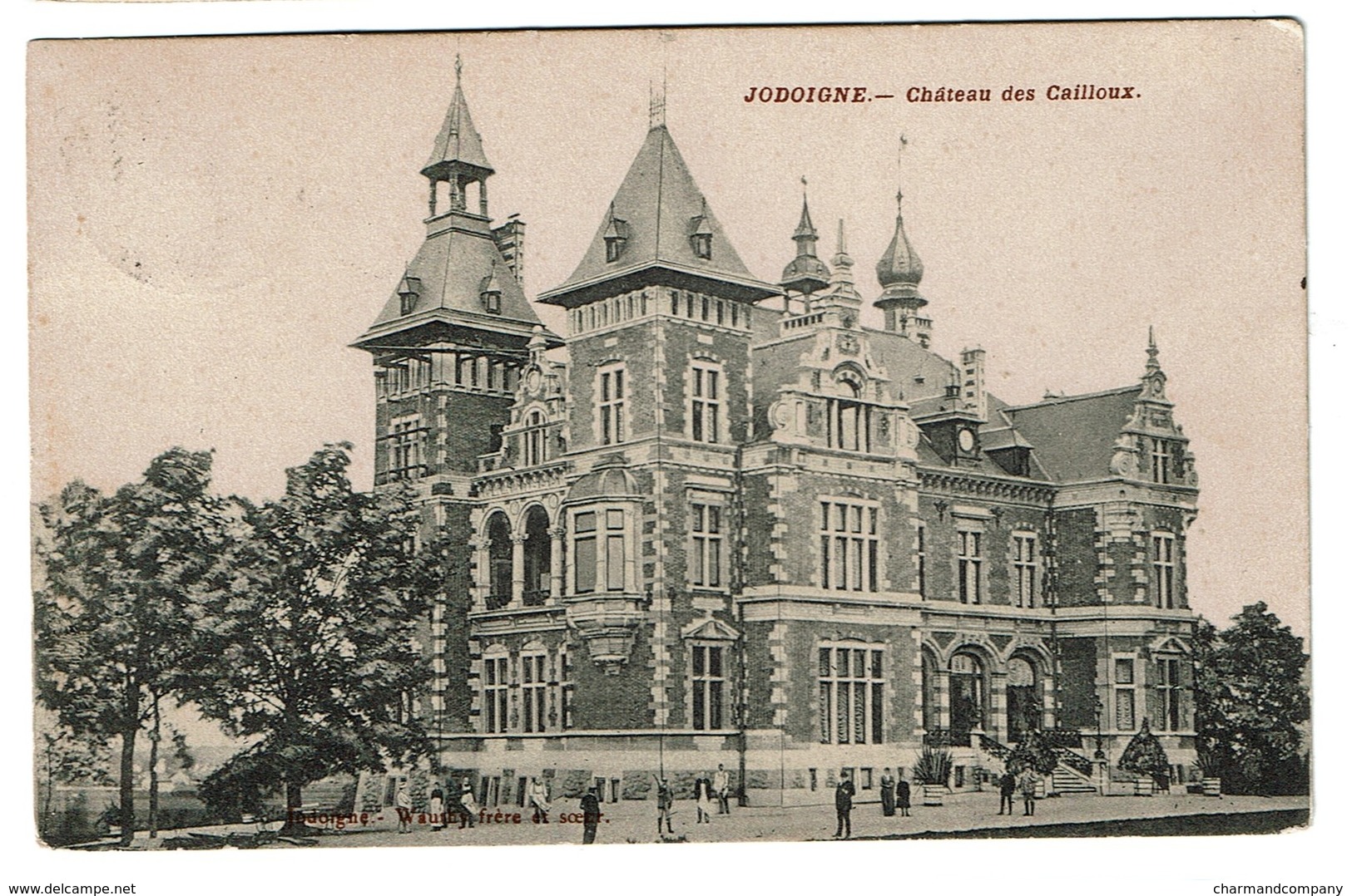 Jodoigne - Château Des Cailloux - 1912 - Edit. Wauthy Frère Et Soeur - 2 Scans - Jodoigne