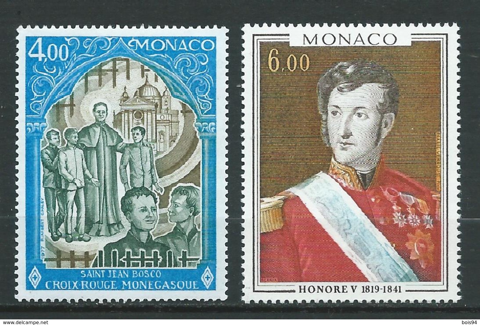 MONACO 1977 . N°s 1123 Et 1124 . Neufs  ** (MNH) . - Neufs