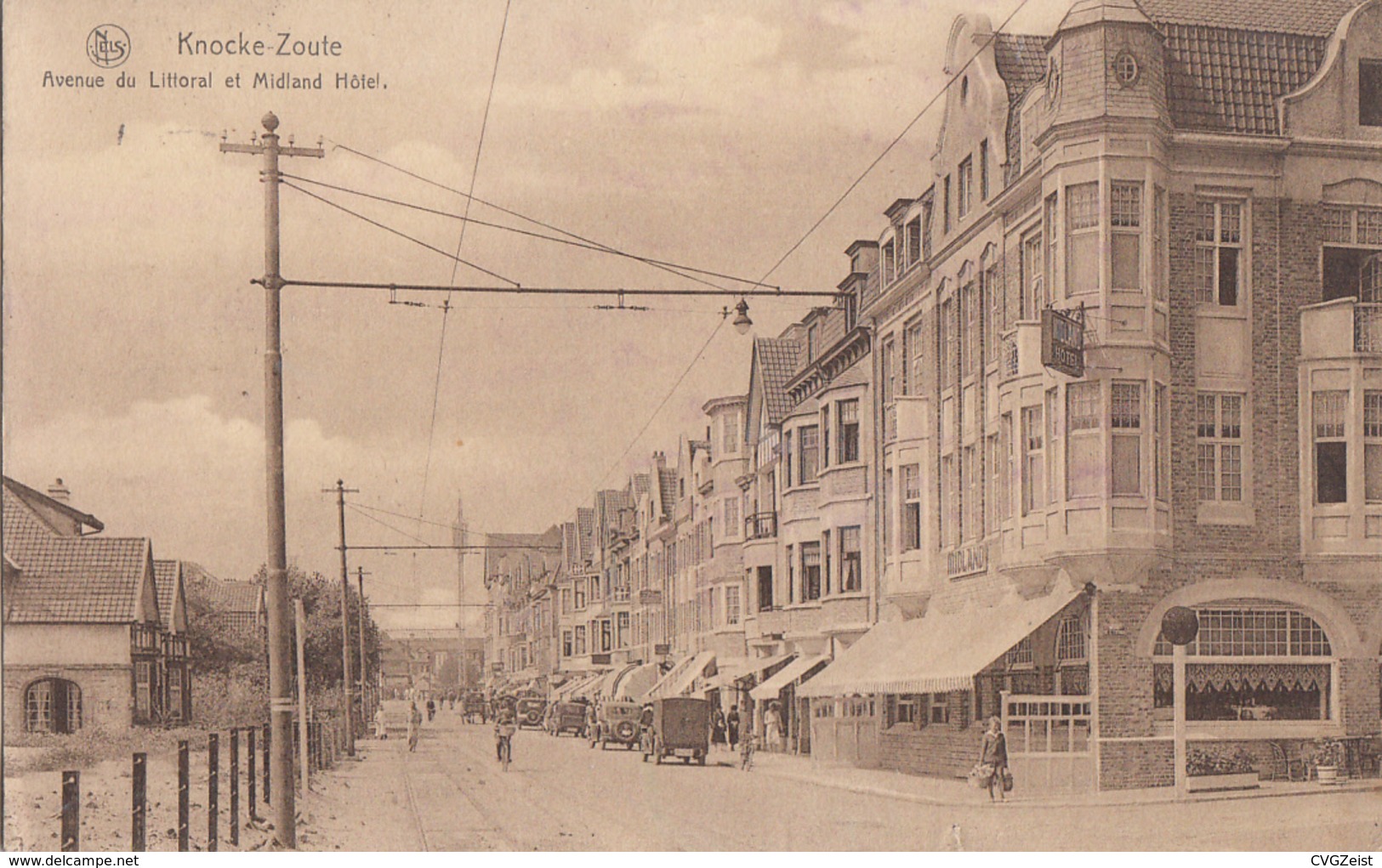 Knocke (Knokke) Zoute  Evenue Du Littoral Et Midland Hotel - Knokke