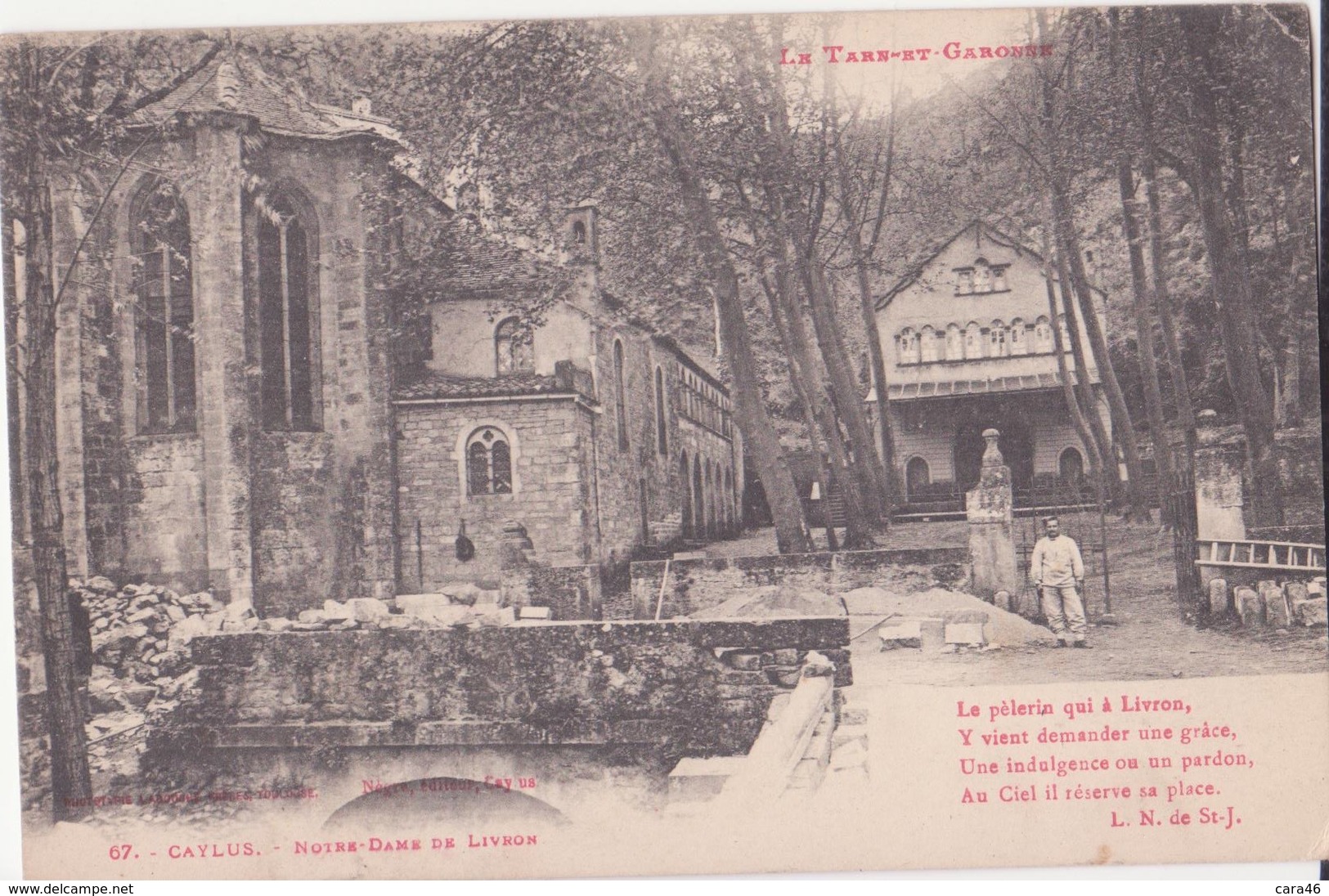 CPA  -  67. CAYLUS - Notre Dame De Livron - Caylus