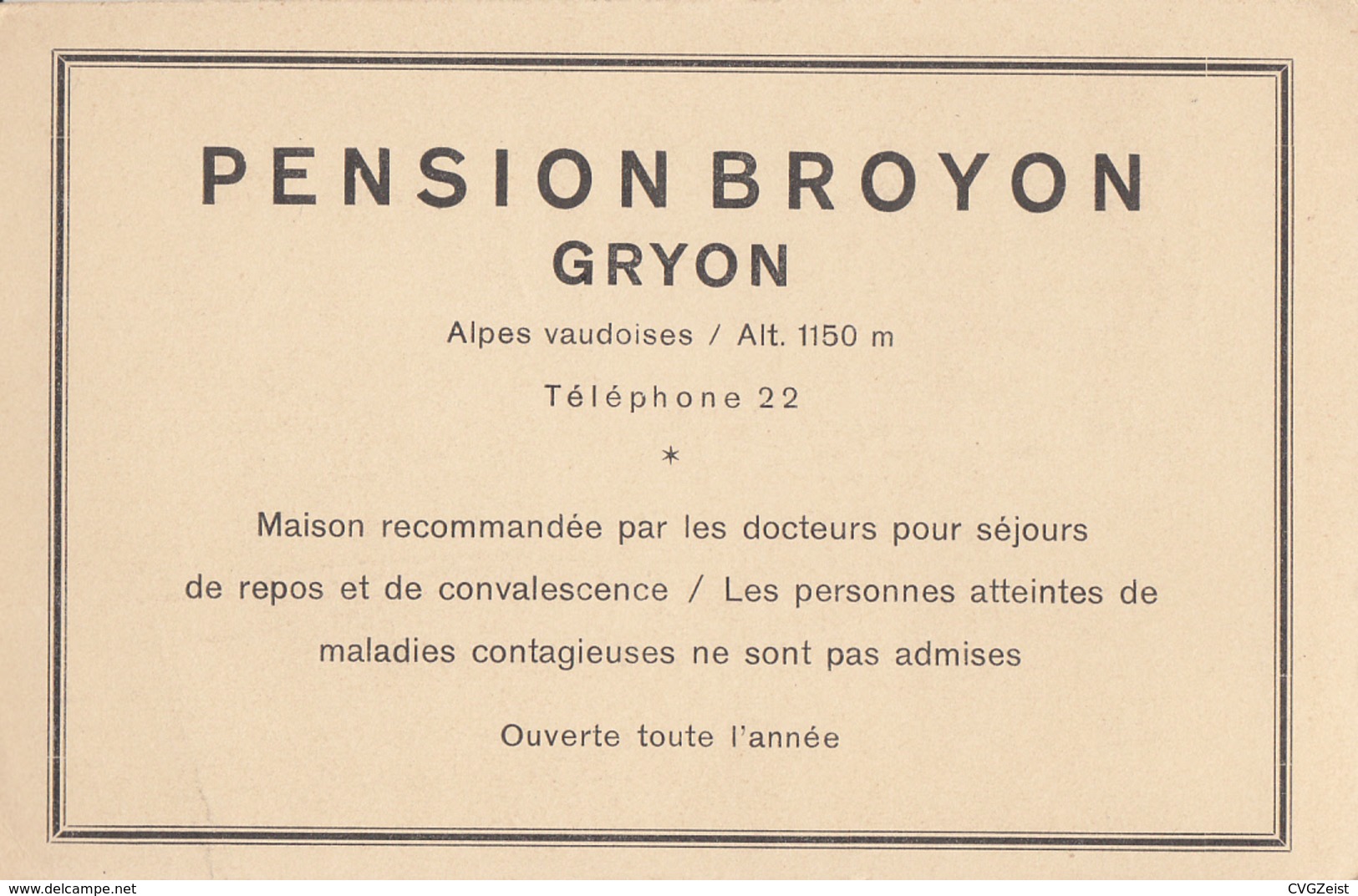 Pension Broyon Gryon - Gryon