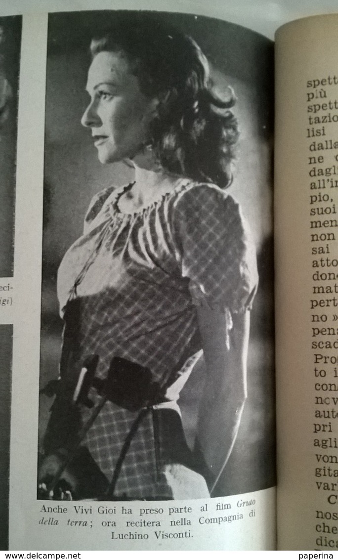 IL DRAMMA N. 73 15/11/1948 VIVI GIOI/ GASSMAN, TORRIERI, CARRARO/ POLITO, NINCHI ... (1) - Altri & Non Classificati