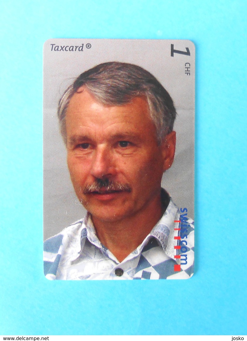 SPECIALTY ... A MAN - Switzerland Special Issue Card Without Chip * 1 CHF Taxcard Swisscom - Suisse