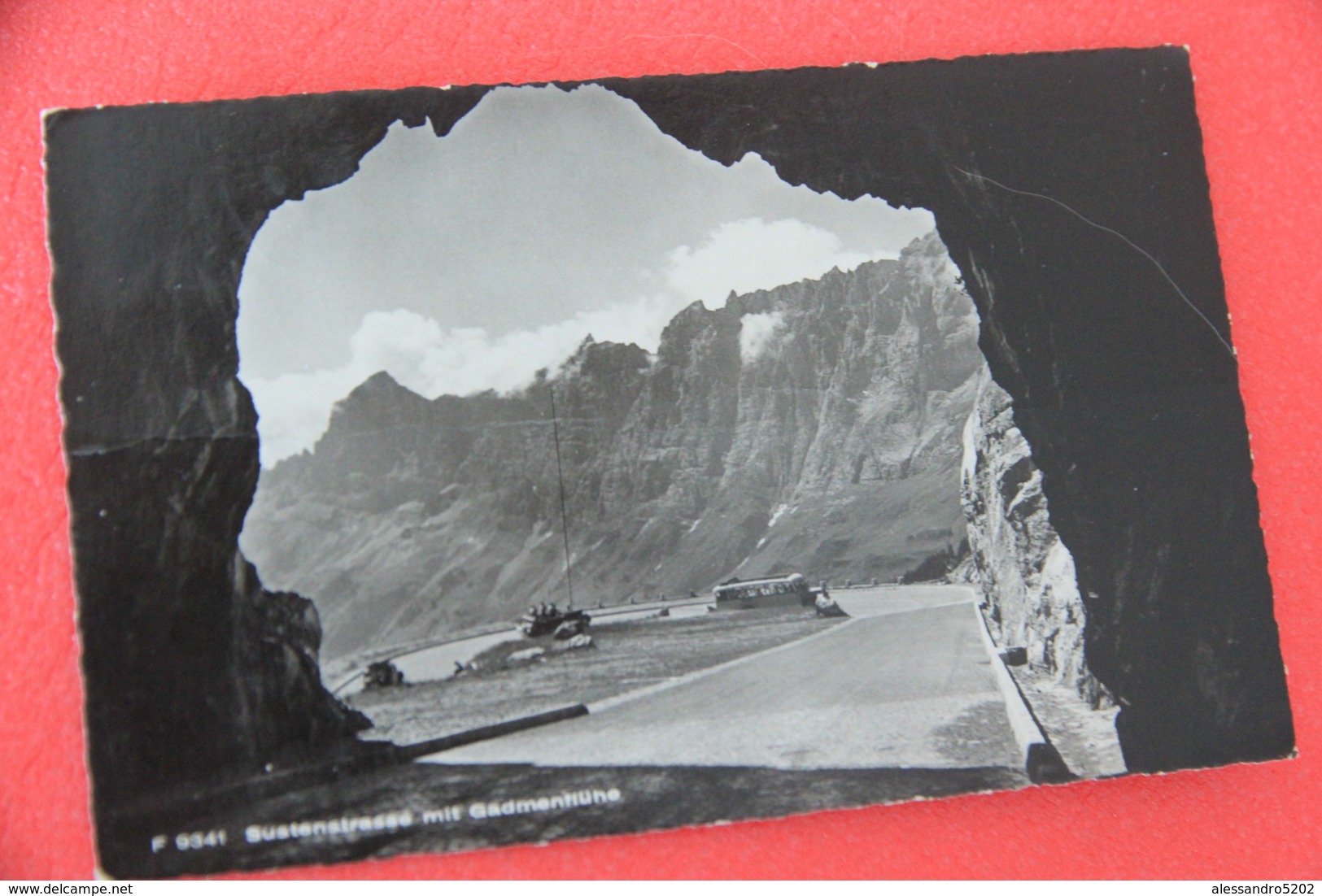 Berne Interlaken Sussenstrasse Mit Gadmenfluhe 1953 Invio Par Avion - Gadmen 