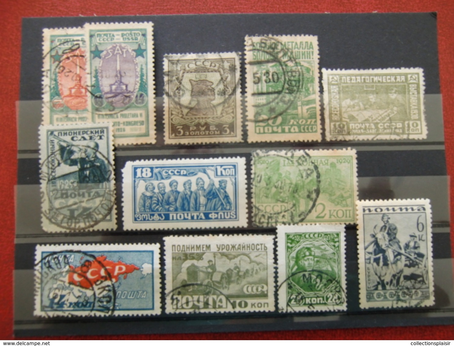 RUSSIE ENSEMBLE DE TIMBRES ANCIENS NEUFS* ET OBLITERES - Collections