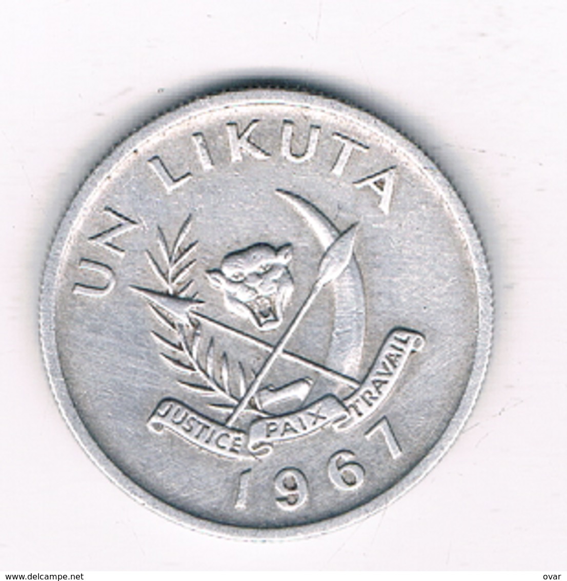 UN LIKUTA 1967  CONGO /4499/ - Congo (République 1960)