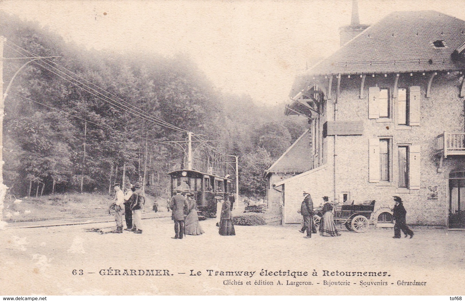 Gerardmer Le Tramway électrique à Retournemer - Gerardmer