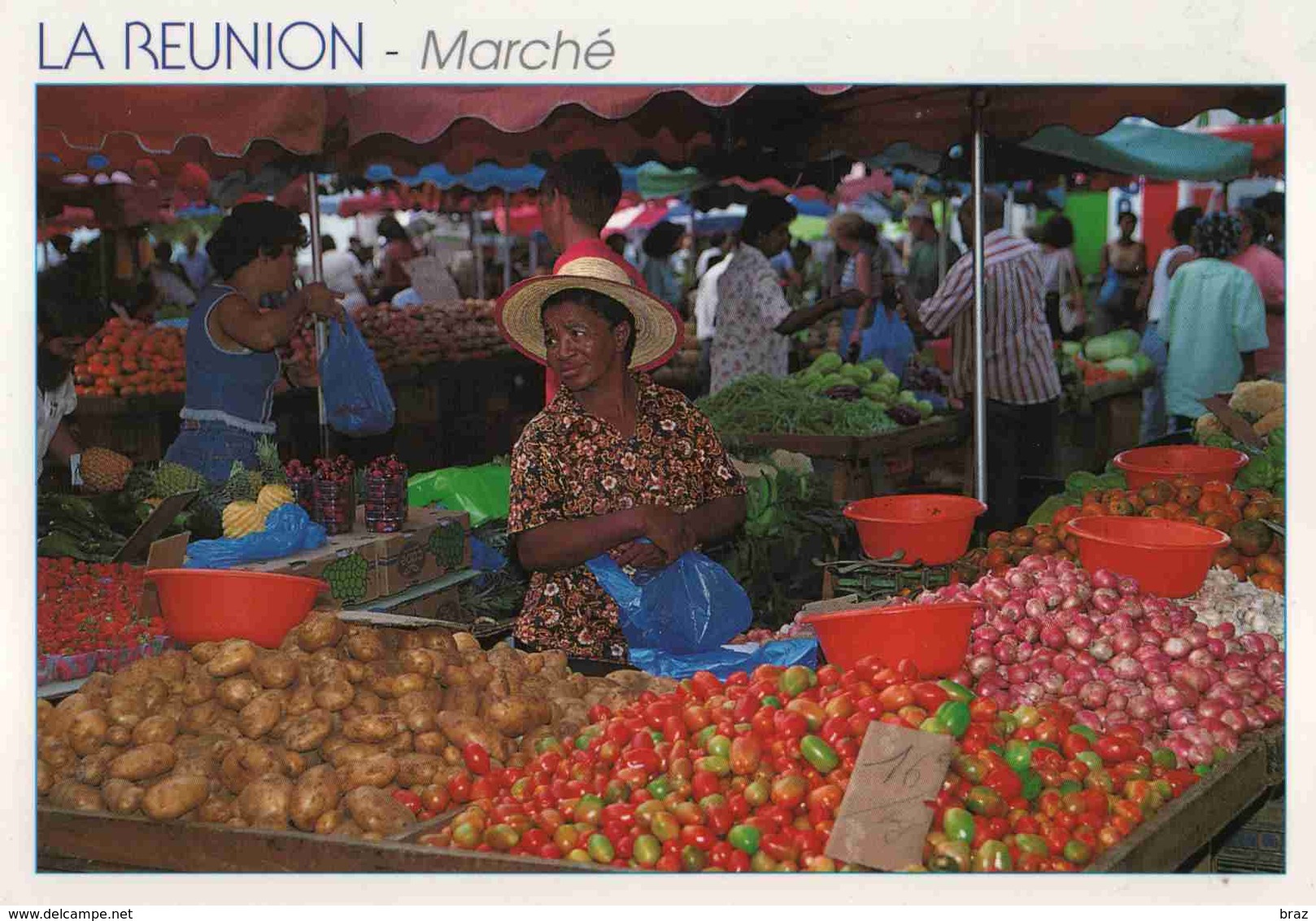 CPM  La Reunion Marché De St Paul - Saint Paul