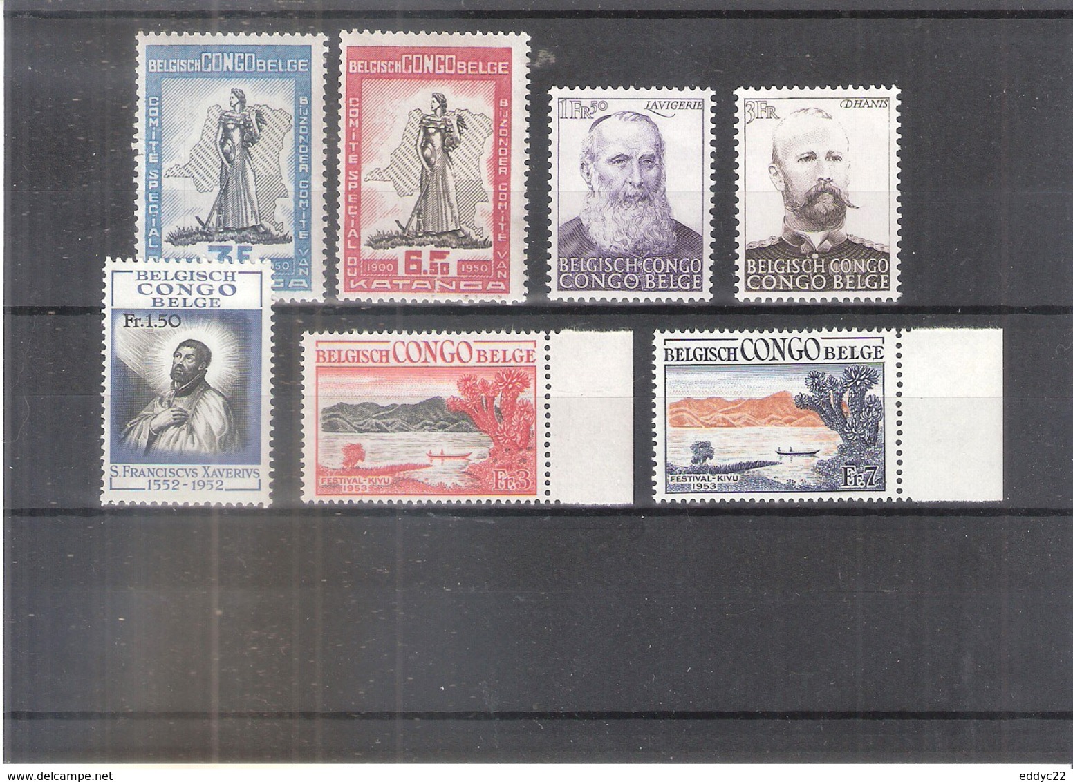 Congo Belge - 298/301 + 324/26 - Séries Complètes - XX/MNH - Neufs