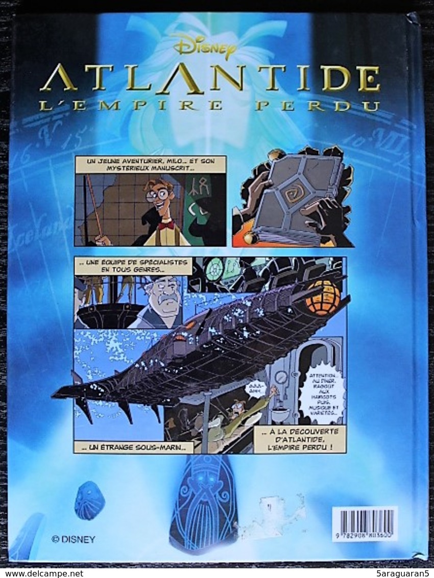 BD WALT DISNEY - 38 - Atlantide, L'empire Perdu - EO 2001 - Disney