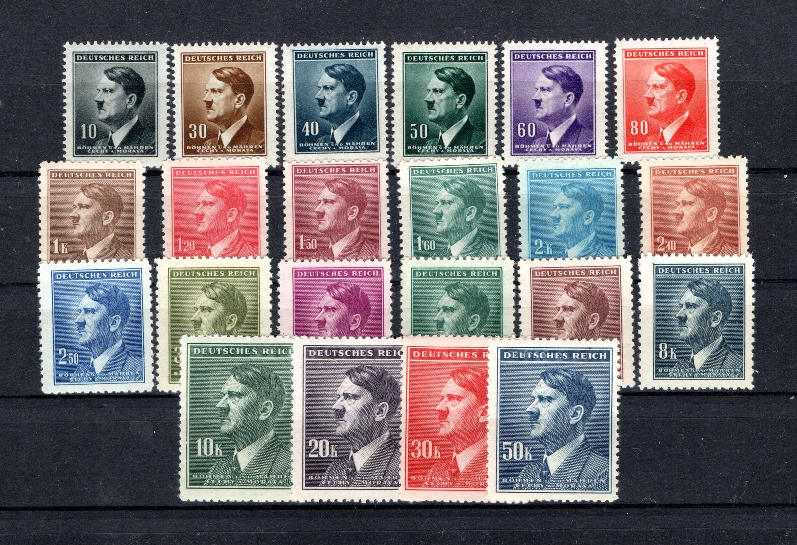 Böhmen Und Mähren  1942  Mi # 89-110 **/MNH   Adolf Hitler - Neufs