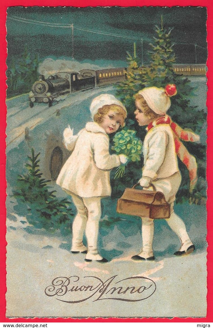 BUON NATALE -  BUONE FESTE - BUON ANNIVERSARIO - BUON ONOMASTICO - BUONA PASQUA - BUON ANNO - TRENINO - TRENO - Altri & Non Classificati