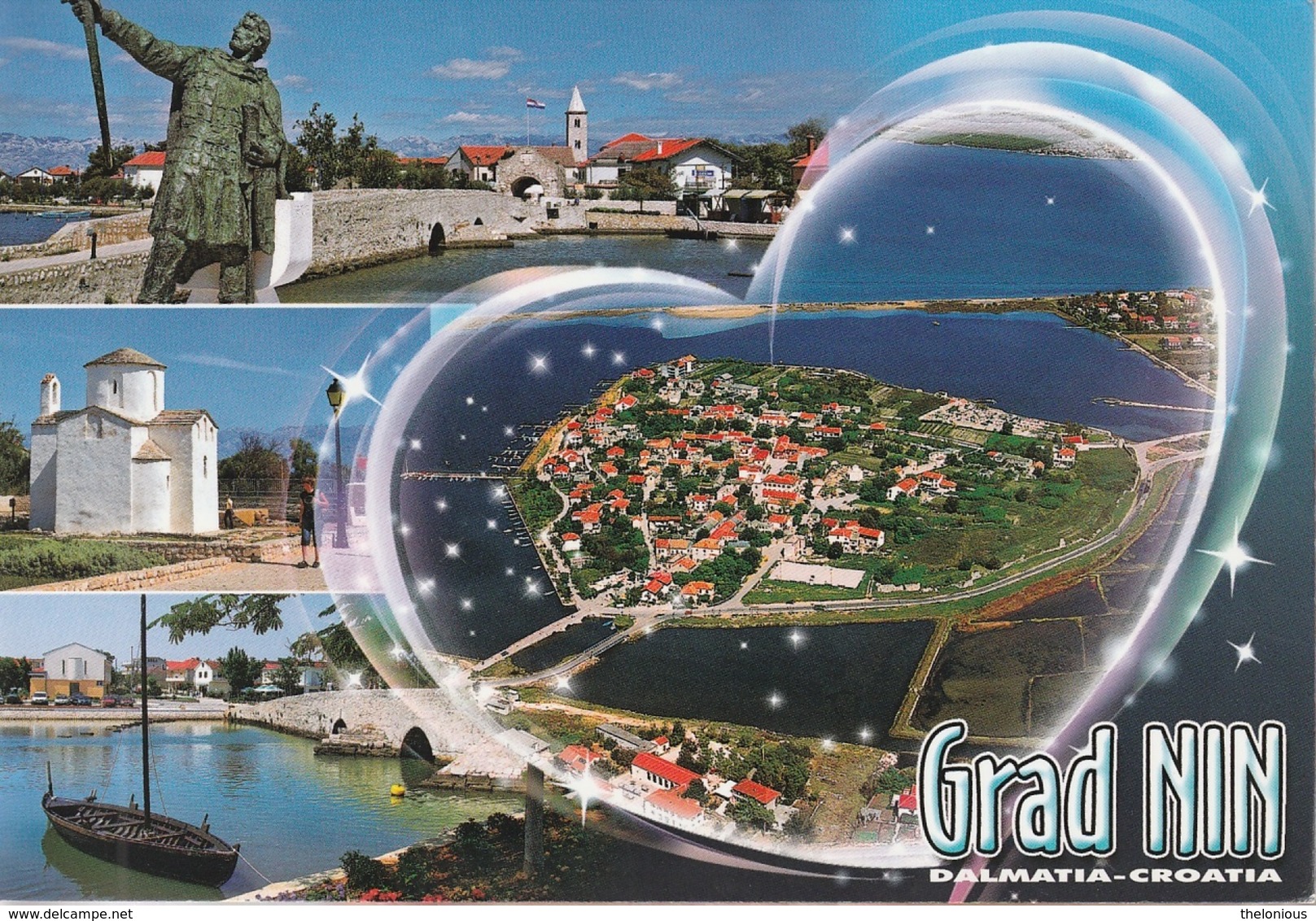 * Cartolina - Grad Nin - Dalmatia - Crotia - Viag. 2011 Per Spinea - Croazia