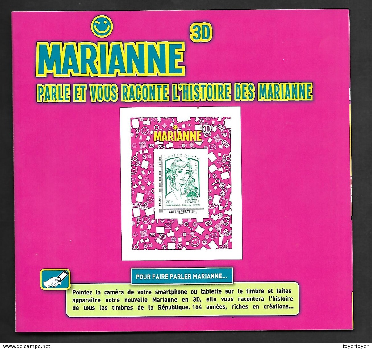 A298  Adhésif N°864A N++ Marianne Parle Et Raconte L'histoire Des Marianne - Altri & Non Classificati