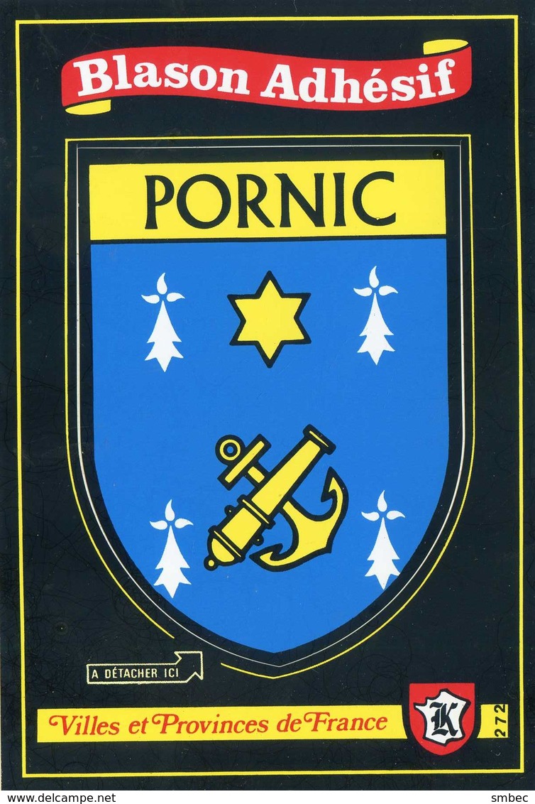 BLASON ADHESIF   PORNIC - Pornic