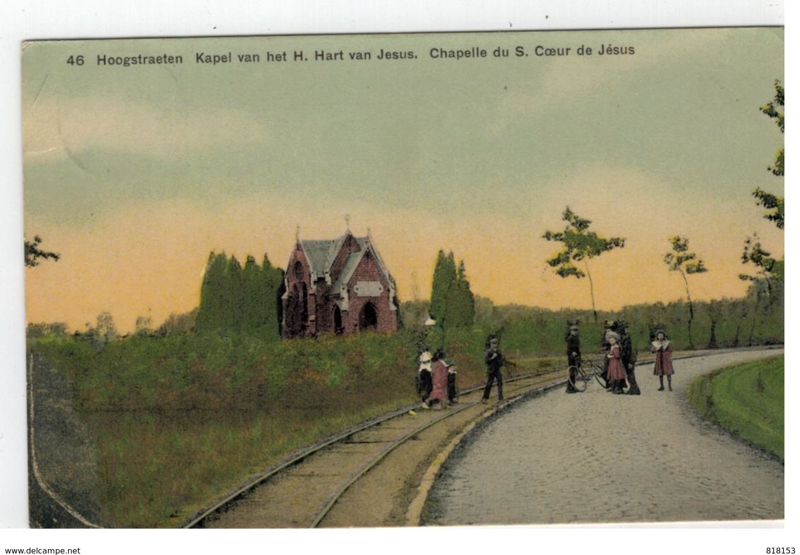 46  Hoogstaeten  Kapel V H H.Hart V Jesus. Chapelle Du S. Coeur De Jésus 1909 - Hoogstraten