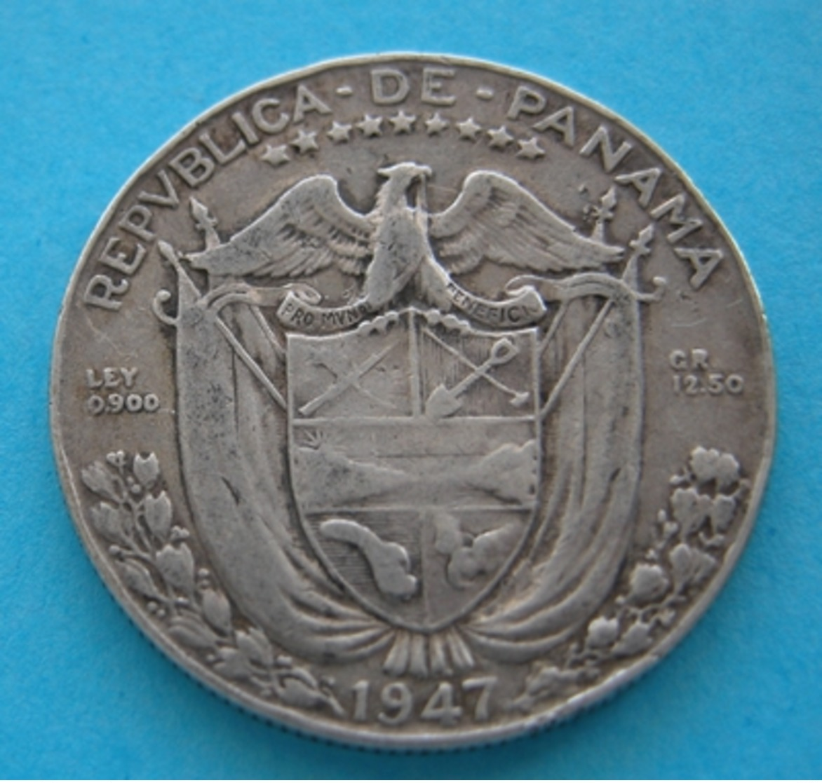 Panama  Medio Balboa  1947  Argento  Silver - Panama