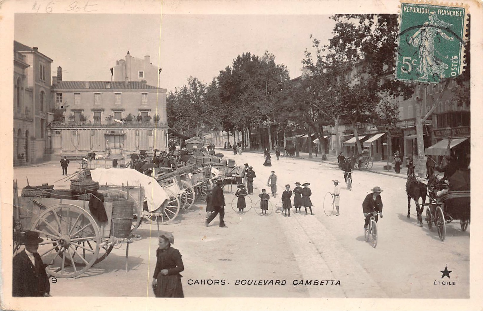 CAHORS  - Boulevard Gambetta Tres Animé ( Edts Etoile ) - Cahors