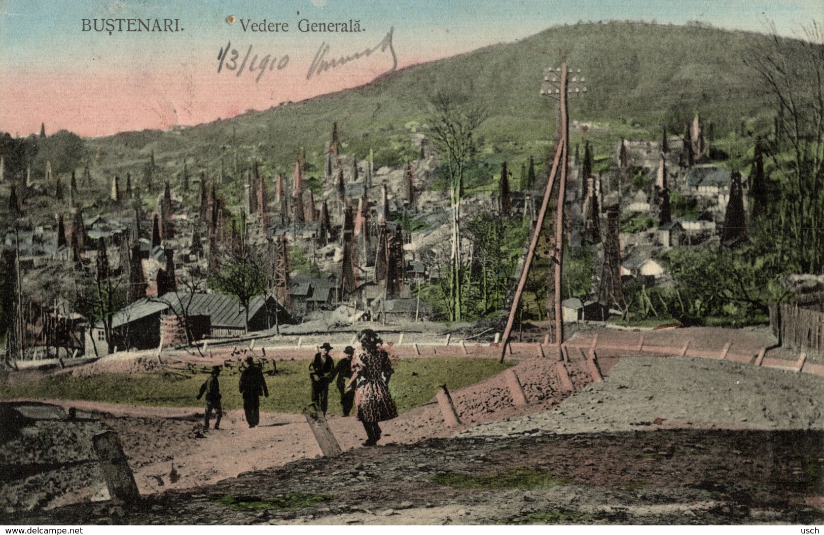 ROMANIA - OIL INDUSTRY - BUSTENARI, Vedere Generala - 1910 - Romania