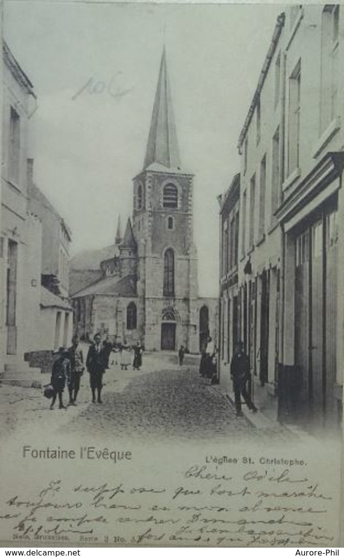 Fontaine L'Evèque L'Eglise Saint-Christophe - Fontaine-l'Evêque