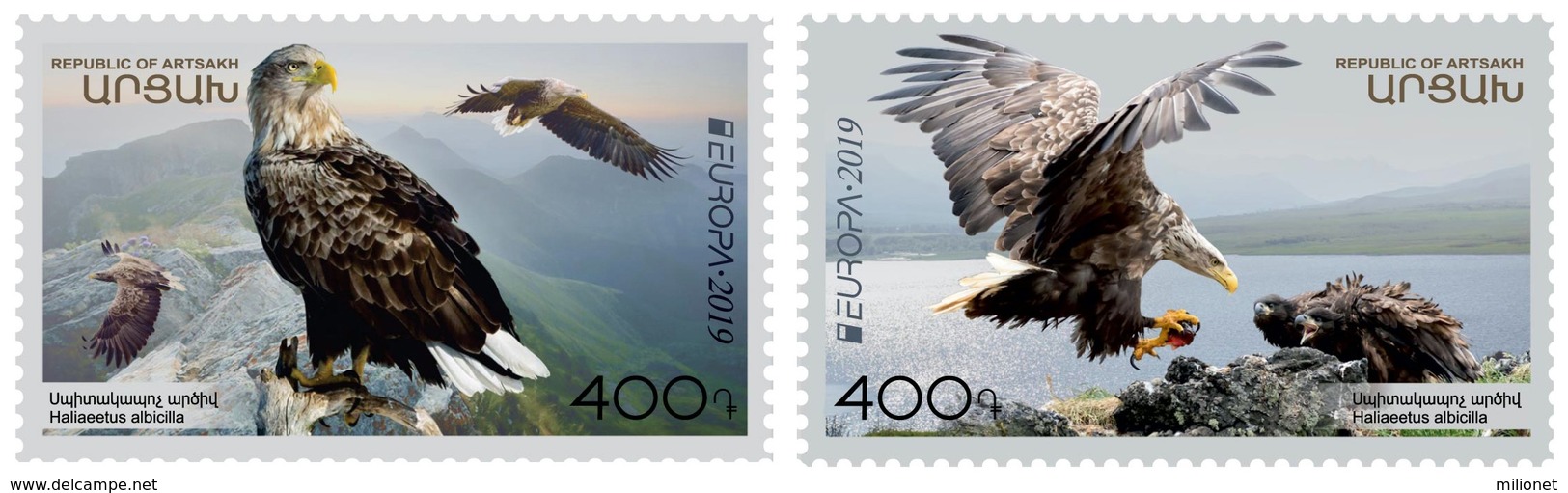 ARTSAKH NAGORNO KARABAKH KARABAJ BERGKARABACH 2019 EUROPA BIRDS 2 Stamps Set ** - 2019