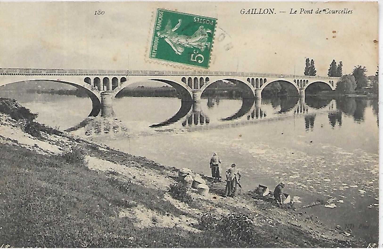 27, Eure, GAILLON, Le Pont De Courcelles, Scan Recto-Verso - Other & Unclassified