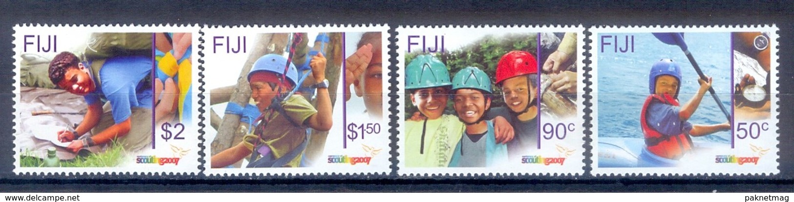D19- Fiji 2007. 100 Years Of Scouting. Scout. - Unused Stamps