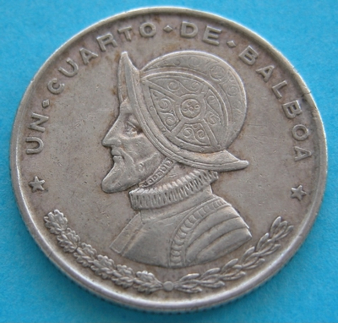 Panama  Quarto De Balboa  1961  Argento  Silver - Panama