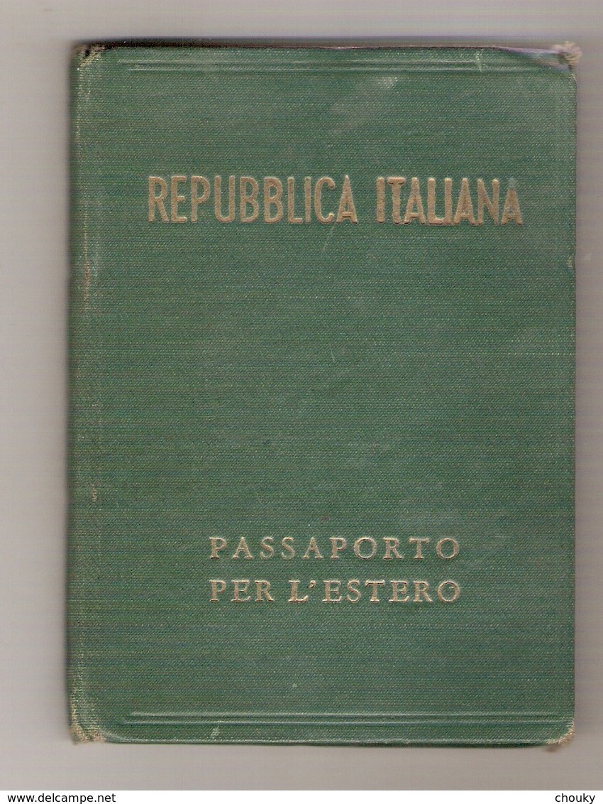 Passeport Italien (1948) - Ohne Zuordnung